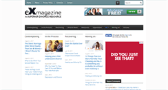 Desktop Screenshot of exmagazineonline.com